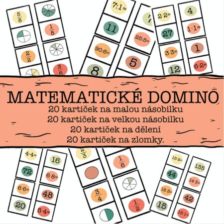 MATEMATICKÉ DOMINO - Matematika | UčiteléUčitelům.cz